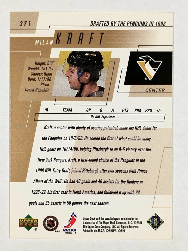 2000-01 Upper Deck #371 Milan Kraft