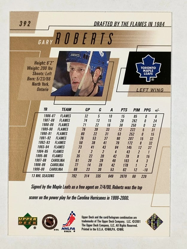 2000-01 Upper Deck #392 Gary Roberts