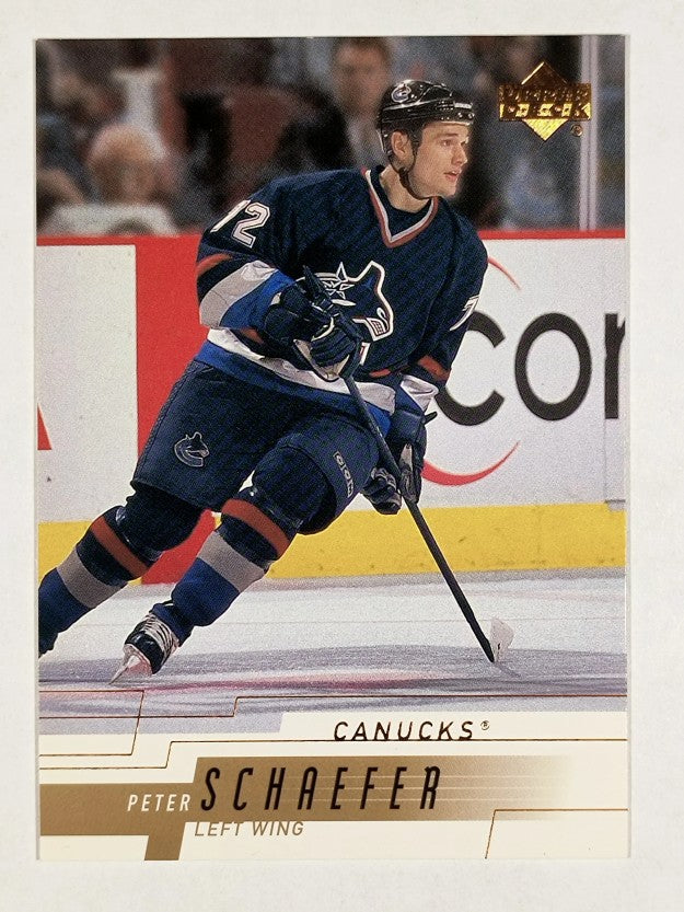 2000-01 Upper Deck #397 Peter Schaefer