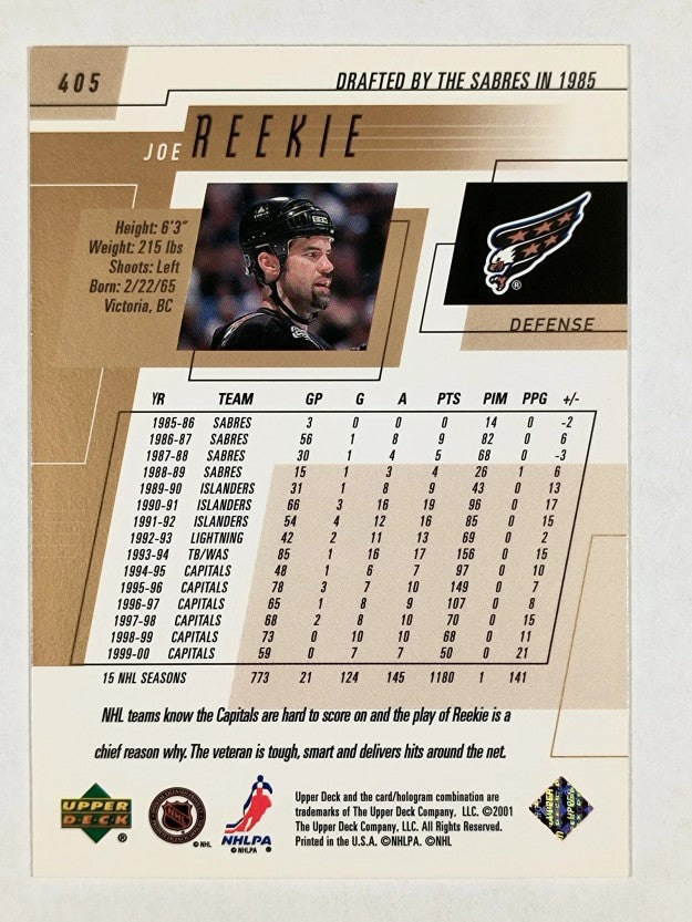 2000-01 Upper Deck #405 Joe Reekie