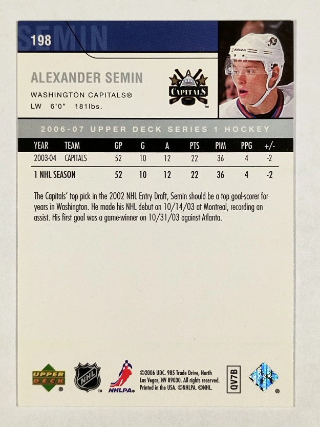 2006-07 Upper Deck #198 Alexander Semin