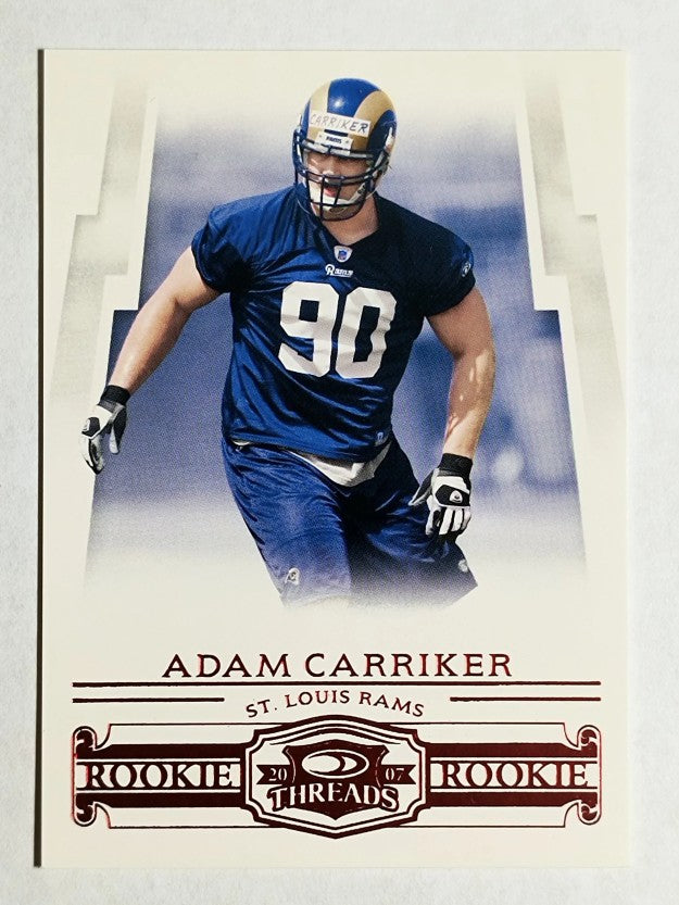 2007 Donruss Threads Retail Red #221 Adam Carriker