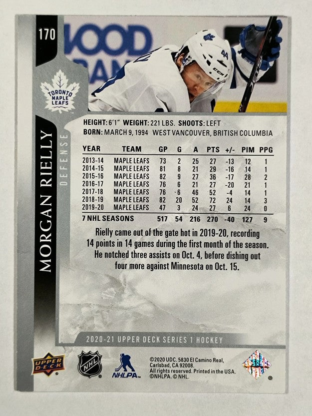 2020-21 Upper Deck #170 Morgan Rielly