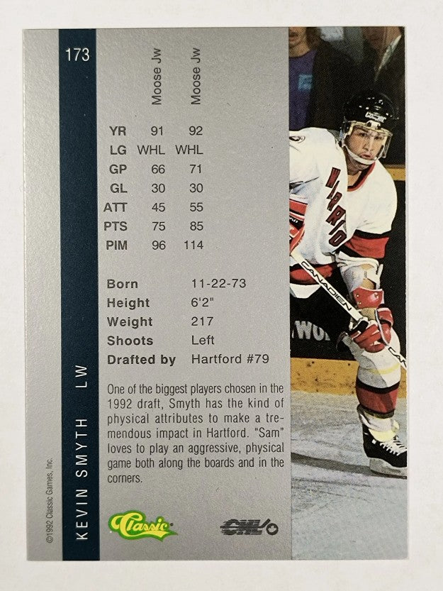1992 Classic Four Sport #173 Kevin Smyth
