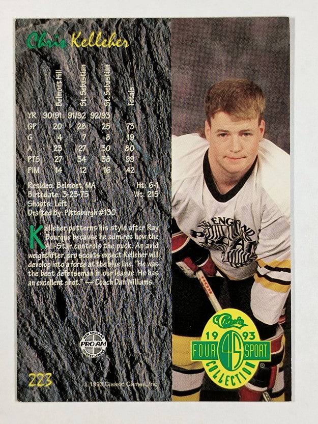 1993 Classic Four Sport #223 Chris Helleher