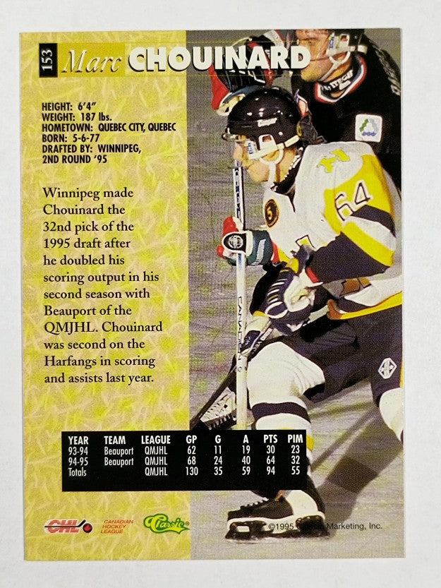 1995 Classic Five Sport #153 Marc Chouinard
