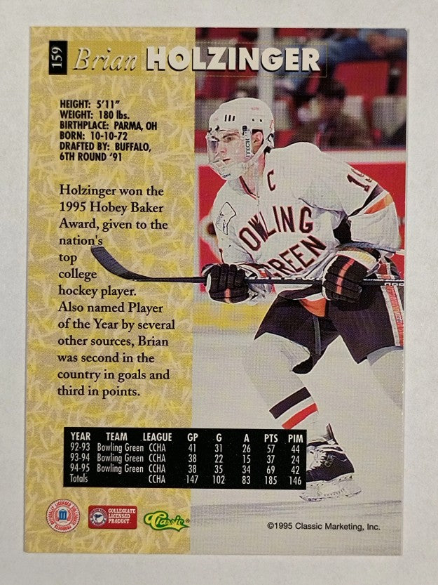 1995 Classic Five Sport #159 Brian Holzinger