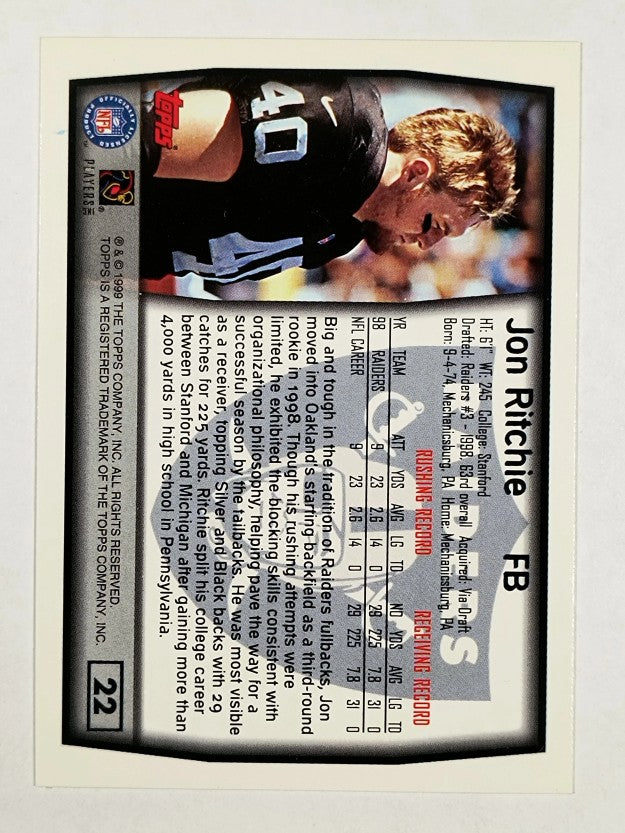 1999 Topps Collection #22 Jon Ritchie