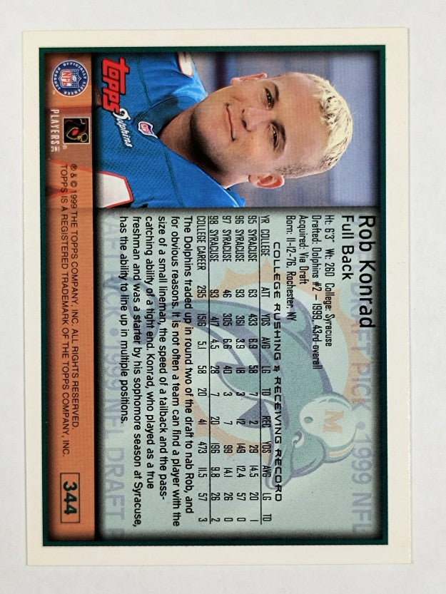 1999 Topps Collection #344 Rob Konrad