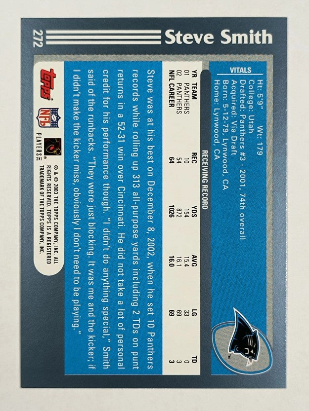 2003 Topps #272 Steve Smith