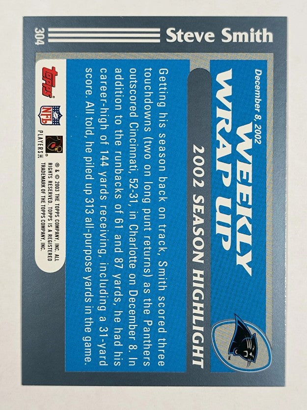 2003 Topps #304 Steve Smith WW