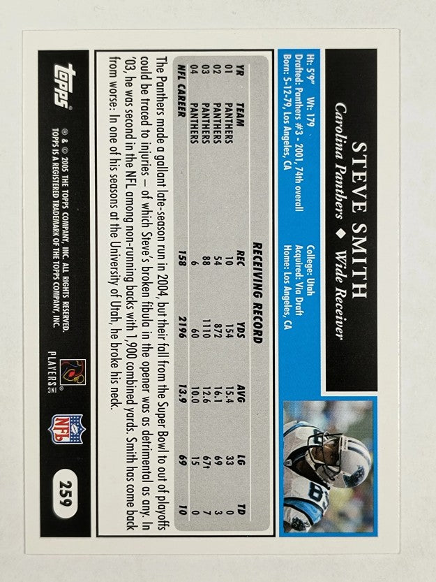 2005 Topps #259 Steve Smith