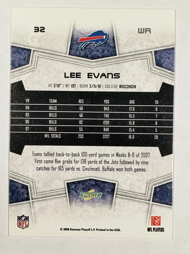 2008 Score #32 Lee Evans
