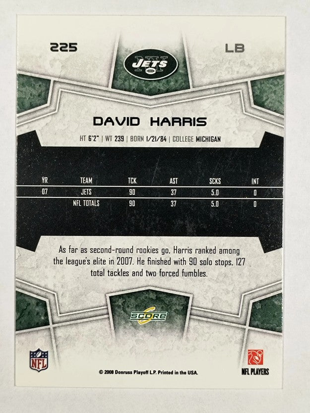 2008 Score #225 David Harris