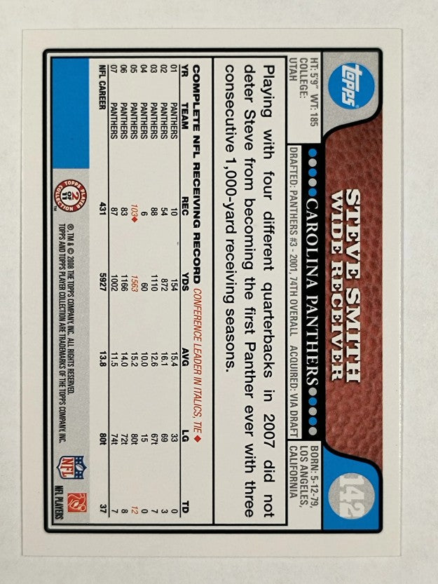 2008 Topps #142 Steve Smith
