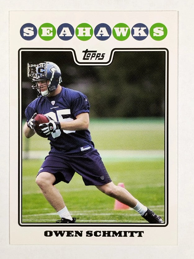 2008 Topps #390 Owen Schmitt RC