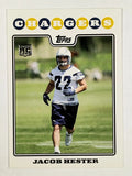 2008 Topps #392 Jacob Hester RC