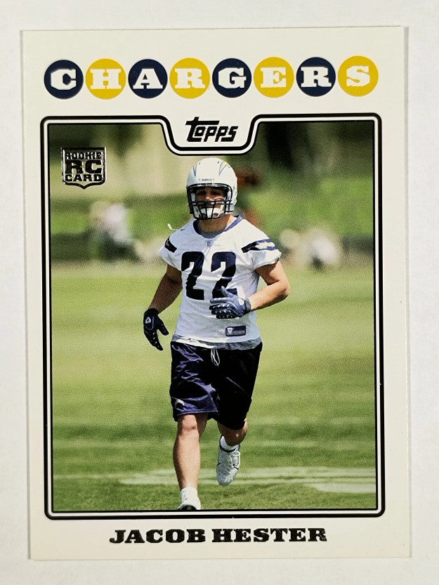 2008 Topps #392 Jacob Hester RC
