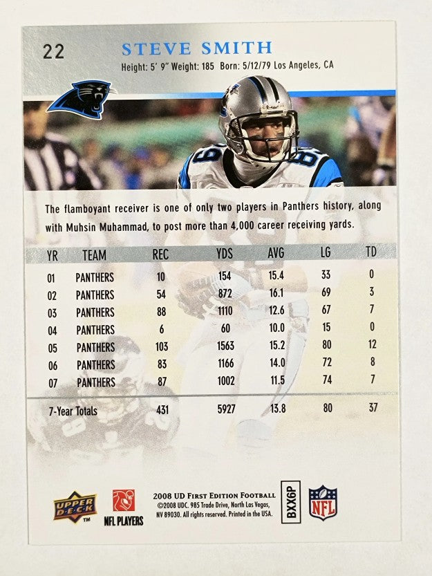 2008 Upper Deck First Edition #22 Steve Smith