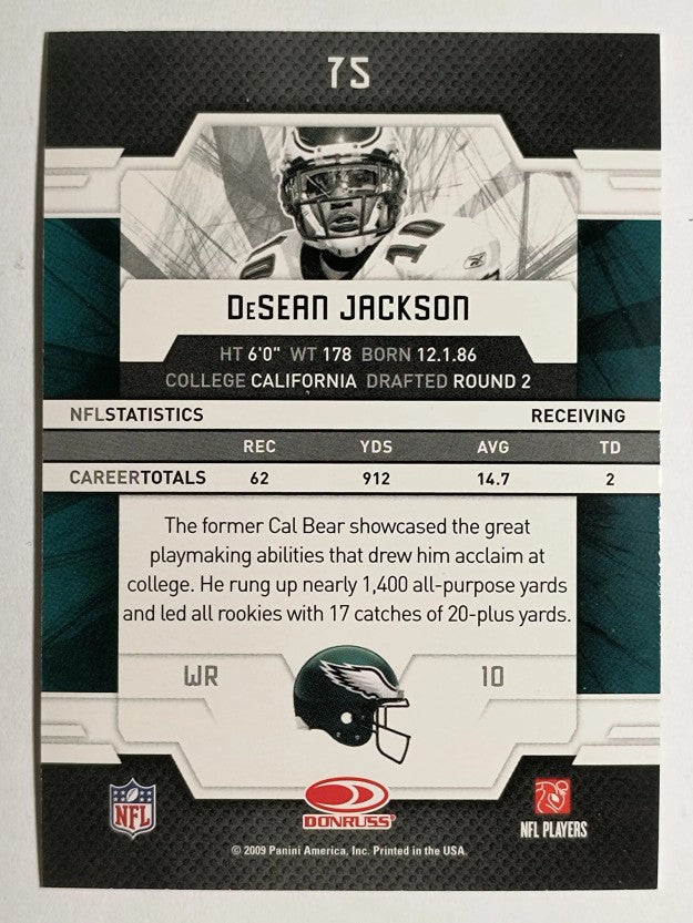 2009 Donruss Elite #75 DeSean Jackson