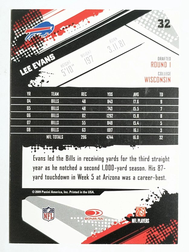 2009 Score #32 Lee Evans