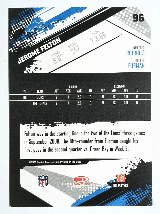 2009 Score #96 Jerome Felton