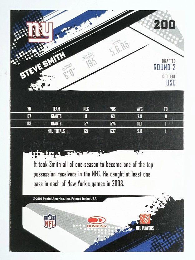 2009 Score #200 Steve Smith USC