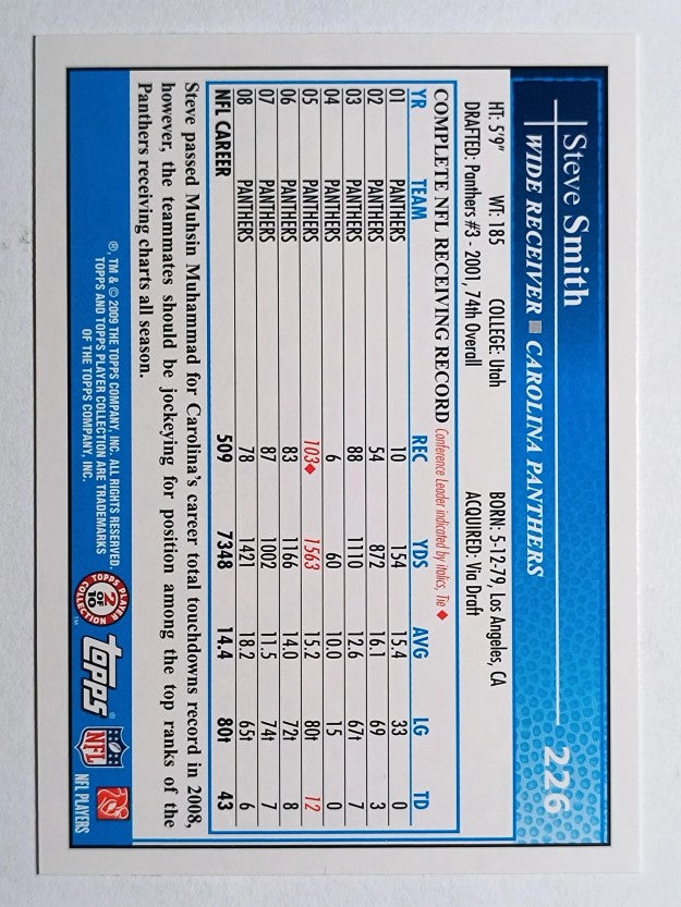 2009 Topps #226 Steve Smith