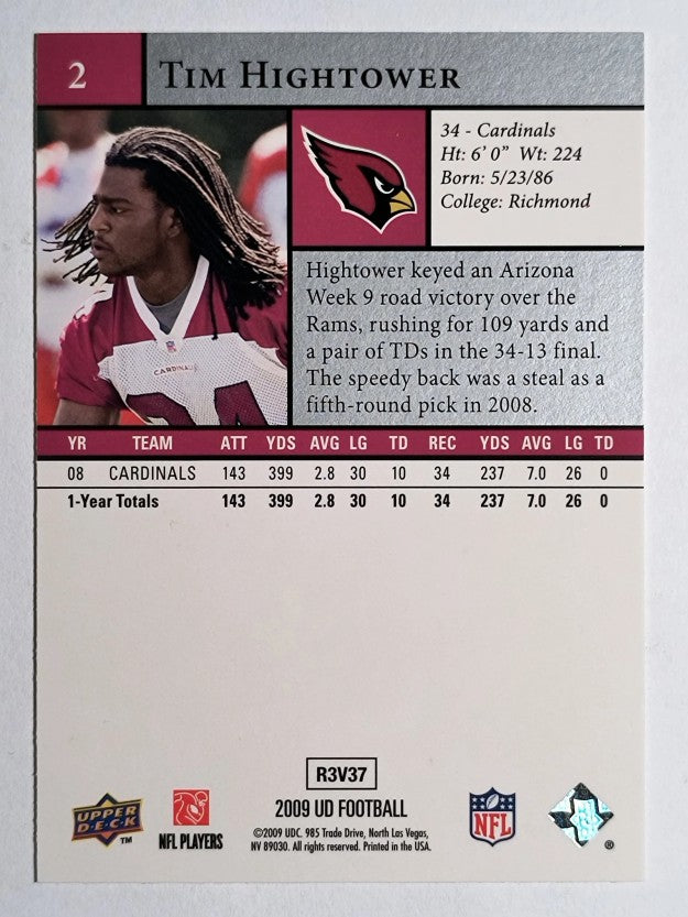 2009 Upper Deck #2 Tim Hightower