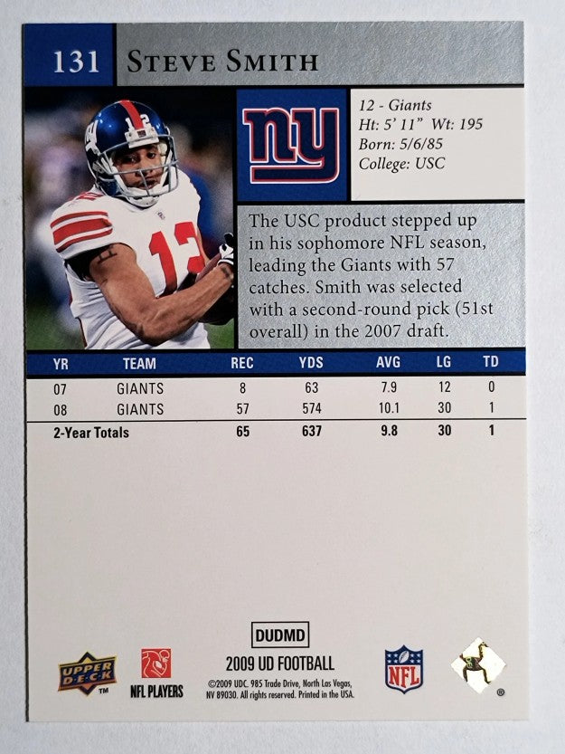 2009 Upper Deck #131 Steve Smith USC