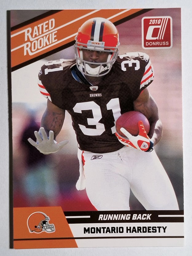 2010 Donruss Rated Rookies #75 Montario Hardesty