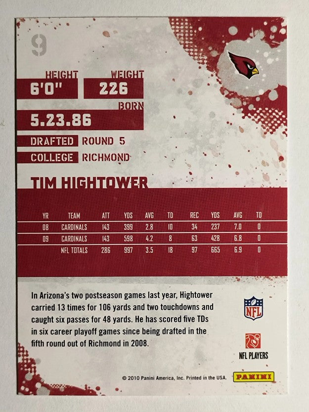 2010 Score #9 Tim Hightower