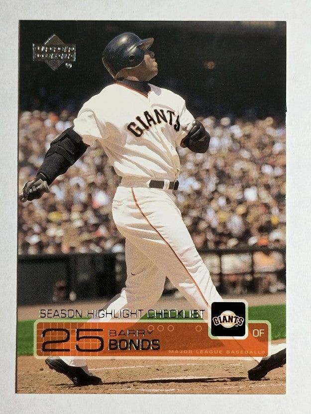 2003 Upper Deck #263 Barry Bonds SH CL
