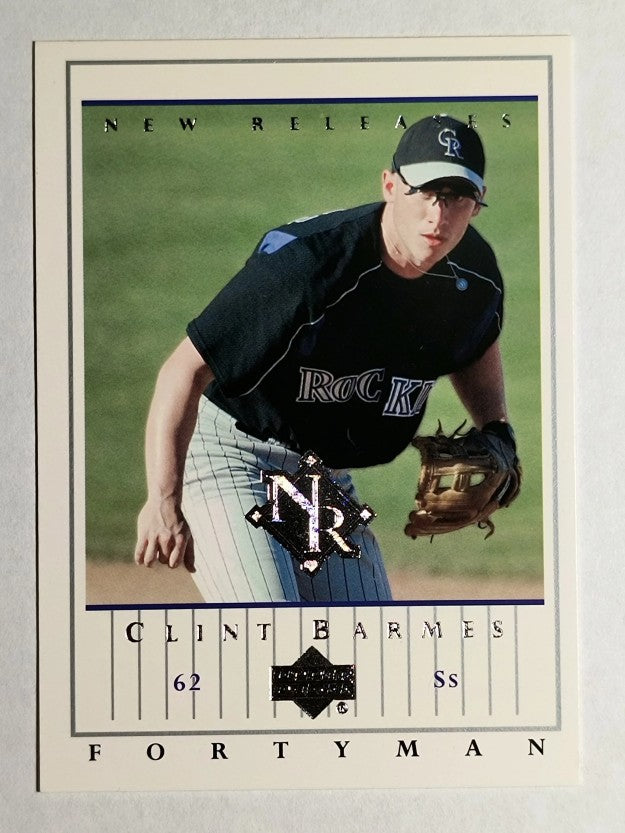 2003 Upper Deck 40-Man #947 Clint Barmes NR RC