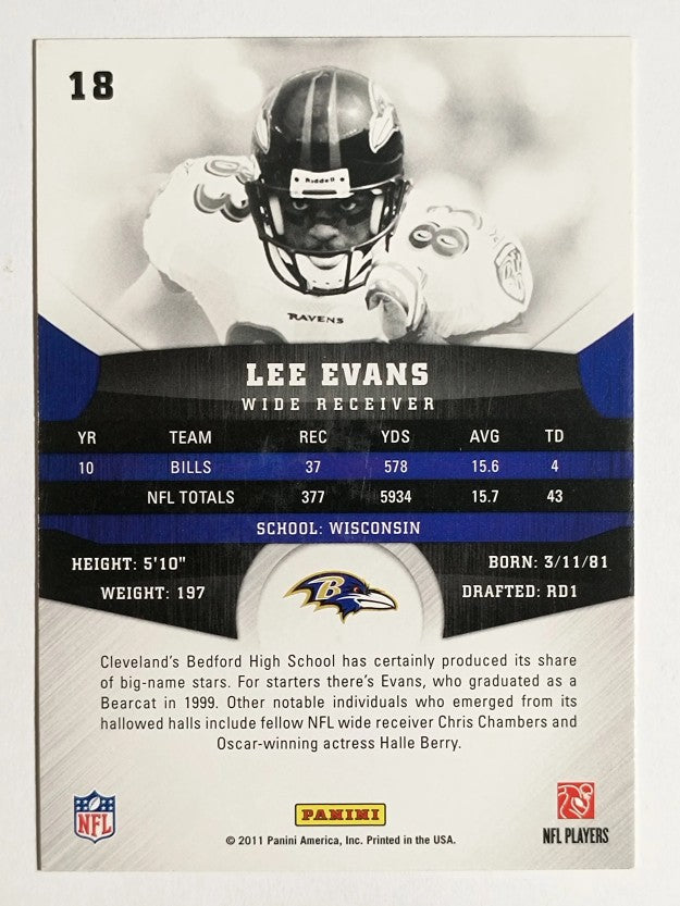 2011 Panini Gridiron Gear #18 Lee Evans