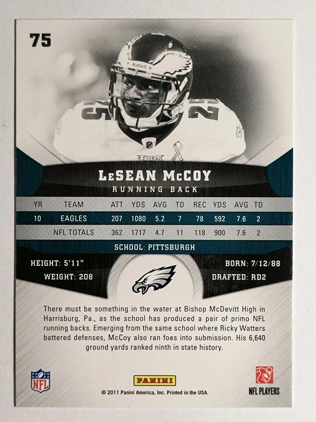 2011 Panini Gridiron Gear #75 LeSean McCoy