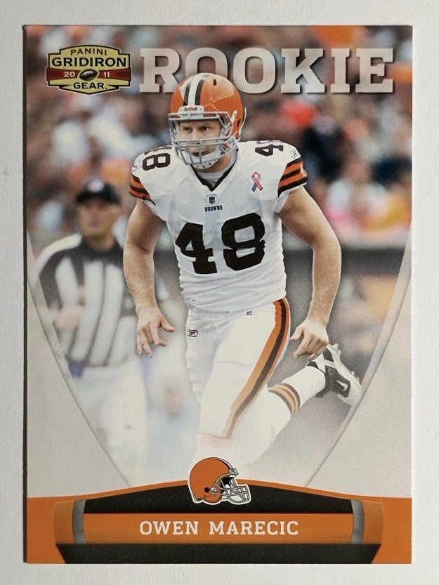 2011 Panini Gridiron Gear #192 Owen Marecic RC