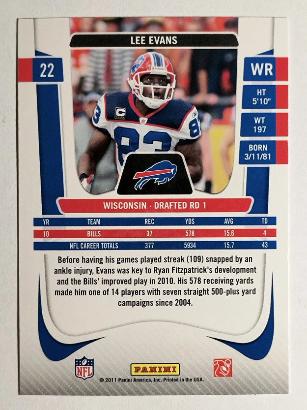 2011 Prestige #22 Lee Evans