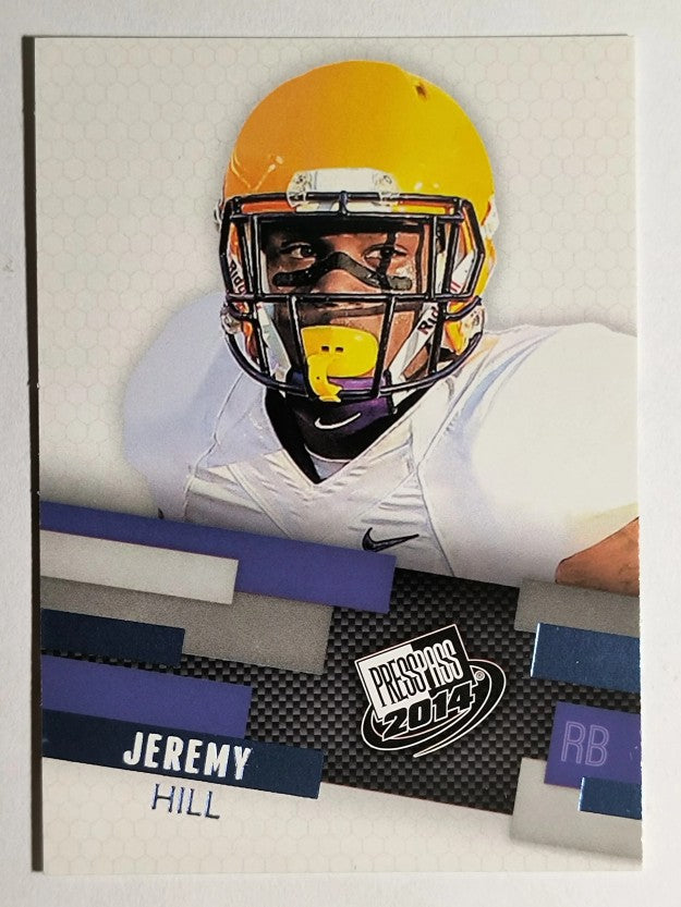2014 Press Pass Blue #24 Jeremy Hill
