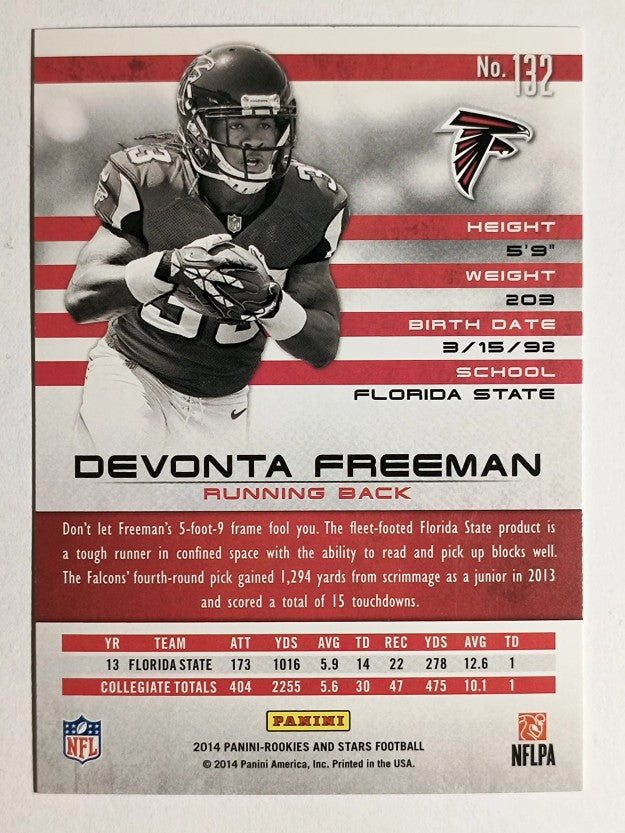 2014 Rookies and Stars #132 Devonta Freeman RC