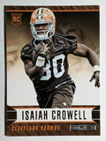 2014 Rookies and Stars #139 Isaiah Crowell RC