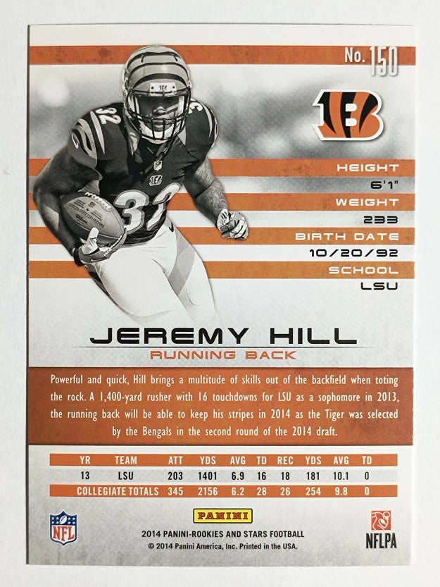 2014 Rookies and Stars #150 Jeremy Hill RC