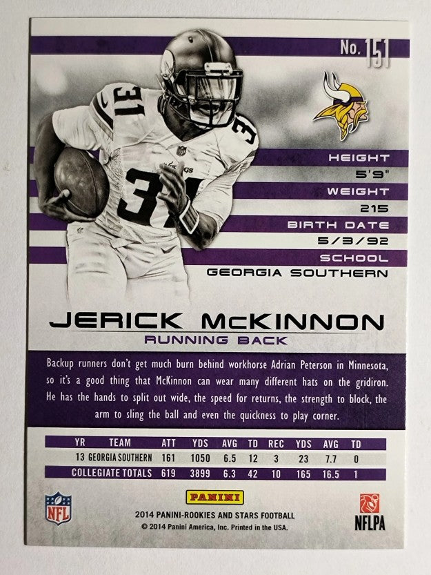 2014 Rookies and Stars #151 Jerick McKinnon RC