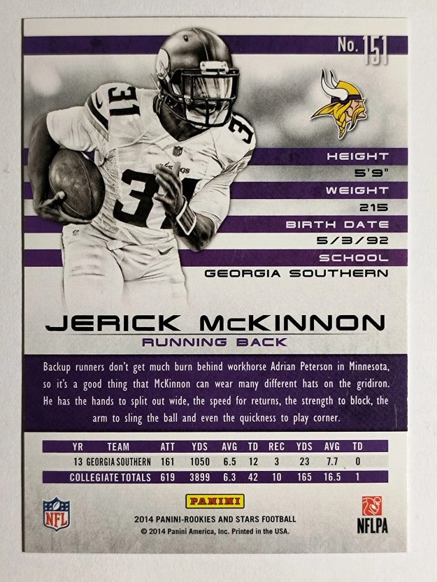 2014 Rookies and Stars #151 Jerick McKinnon RC