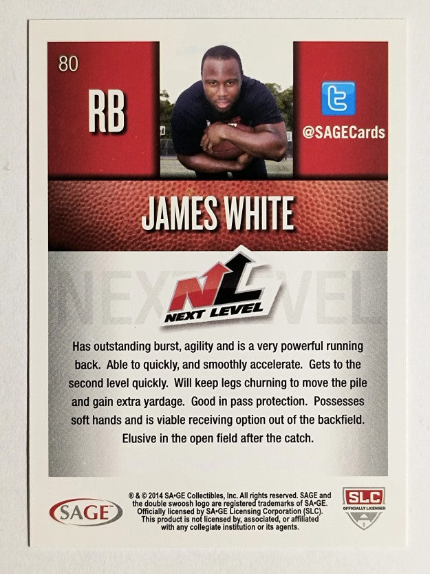 2014 SAGE HIT #80 James White NL
