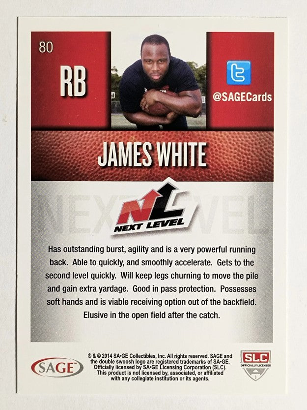 2014 SAGE HIT #80 James White NL