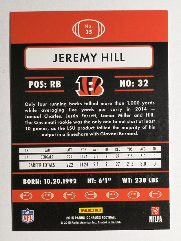 2015 Donruss #35 Jeremy Hill