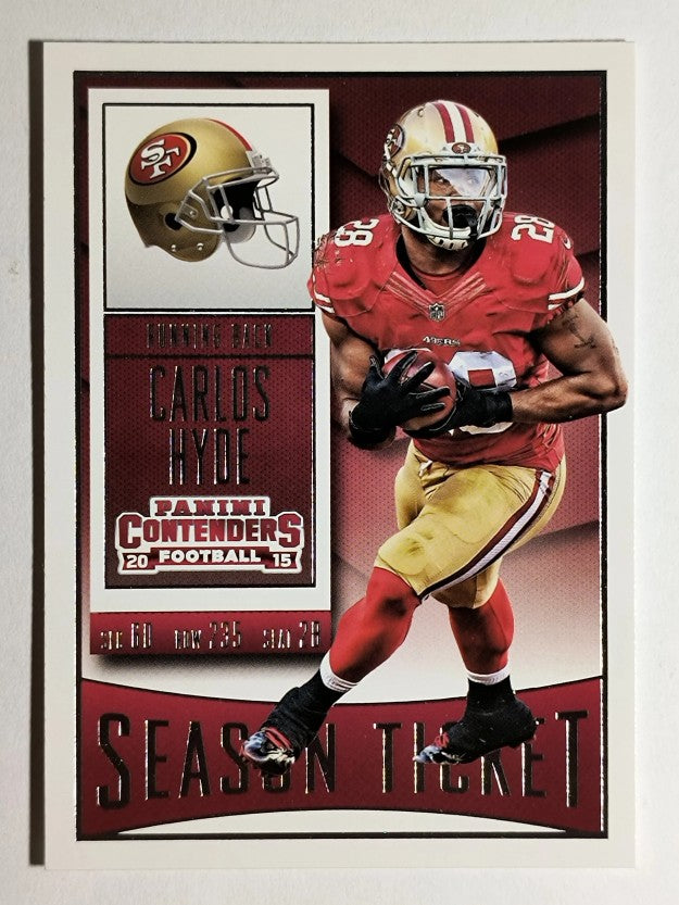 2015 Panini Contenders #18 Carlos Hyde