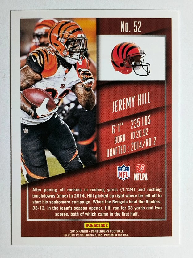 2015 Panini Contenders #52 Jeremy Hill