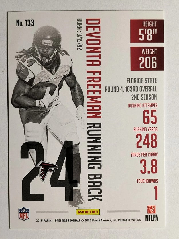2015 Prestige #133 Devonta Freeman